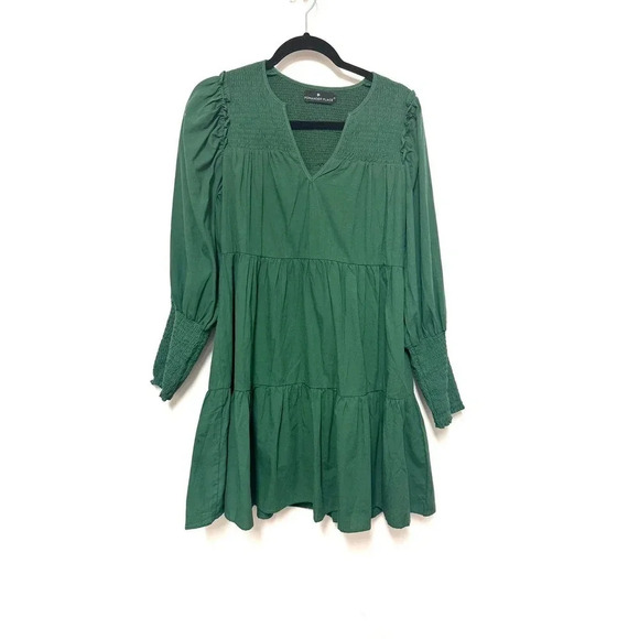 Tuckernuck Pomander Place Ceci Smocked Tiered Mini Dress - Picture 4 of 9